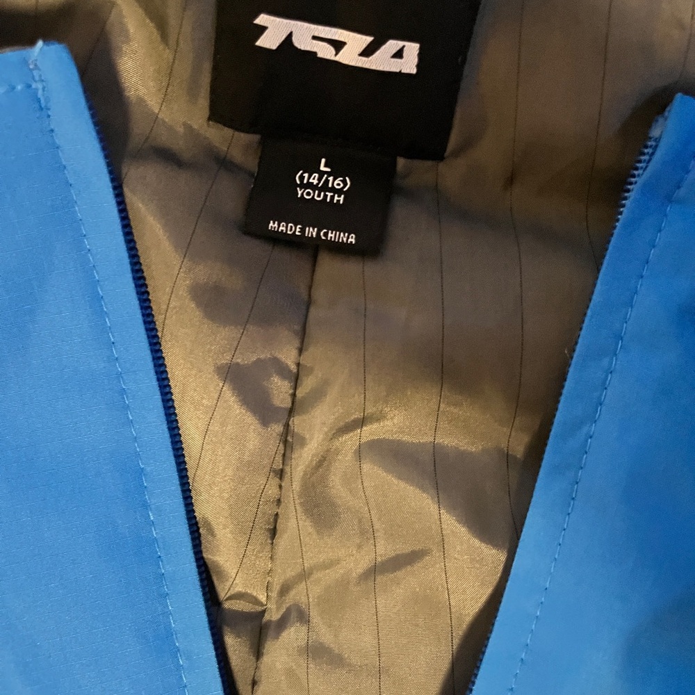 TSLA Kids Blue Performance Jacket